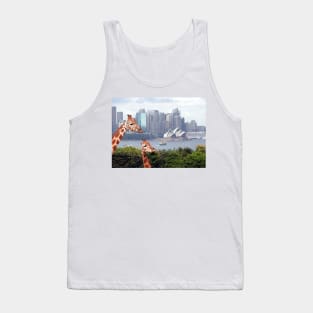 Giraffe at Taronga Zoo Sydney Tank Top